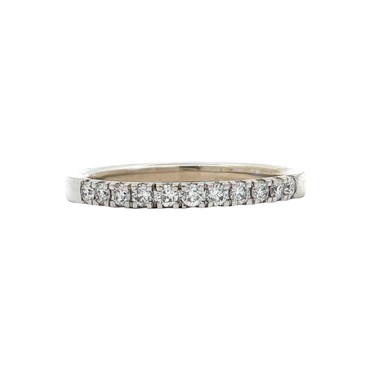 White Gold Diamond Wedding Band