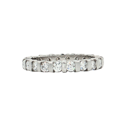 Platinum Diamond Eternity Band