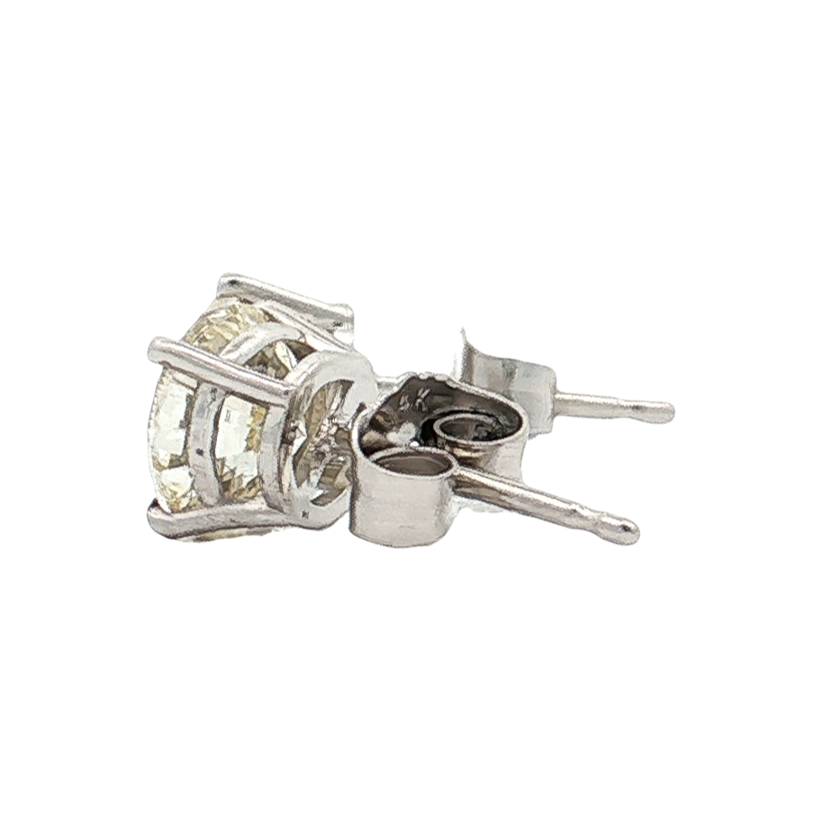 White Gold Diamond Studs