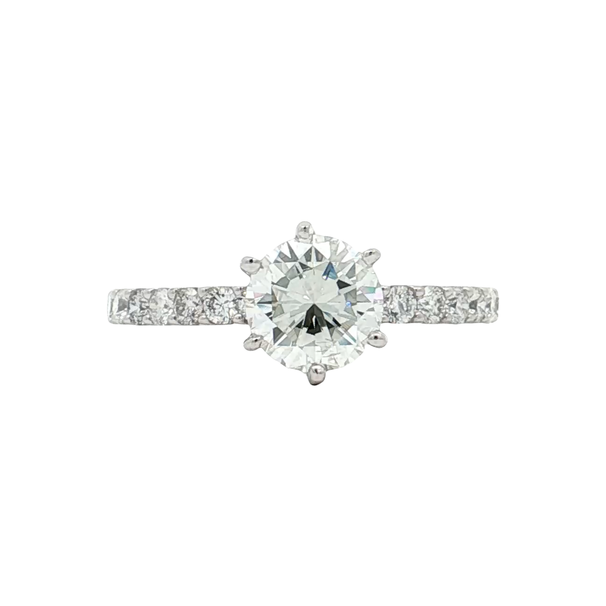 White Gold Diamond Bridal Ring