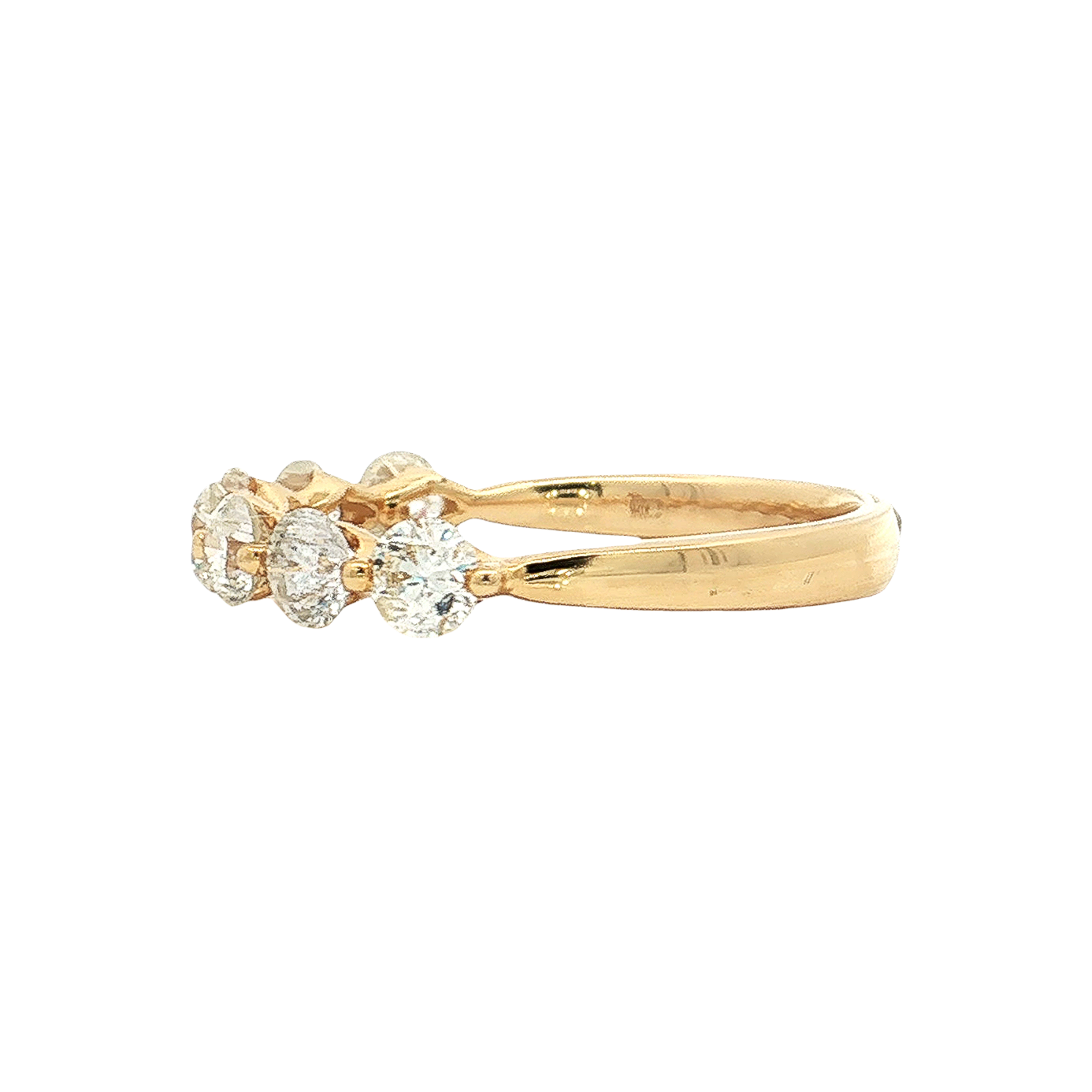 Yellow Gold Diamond Band