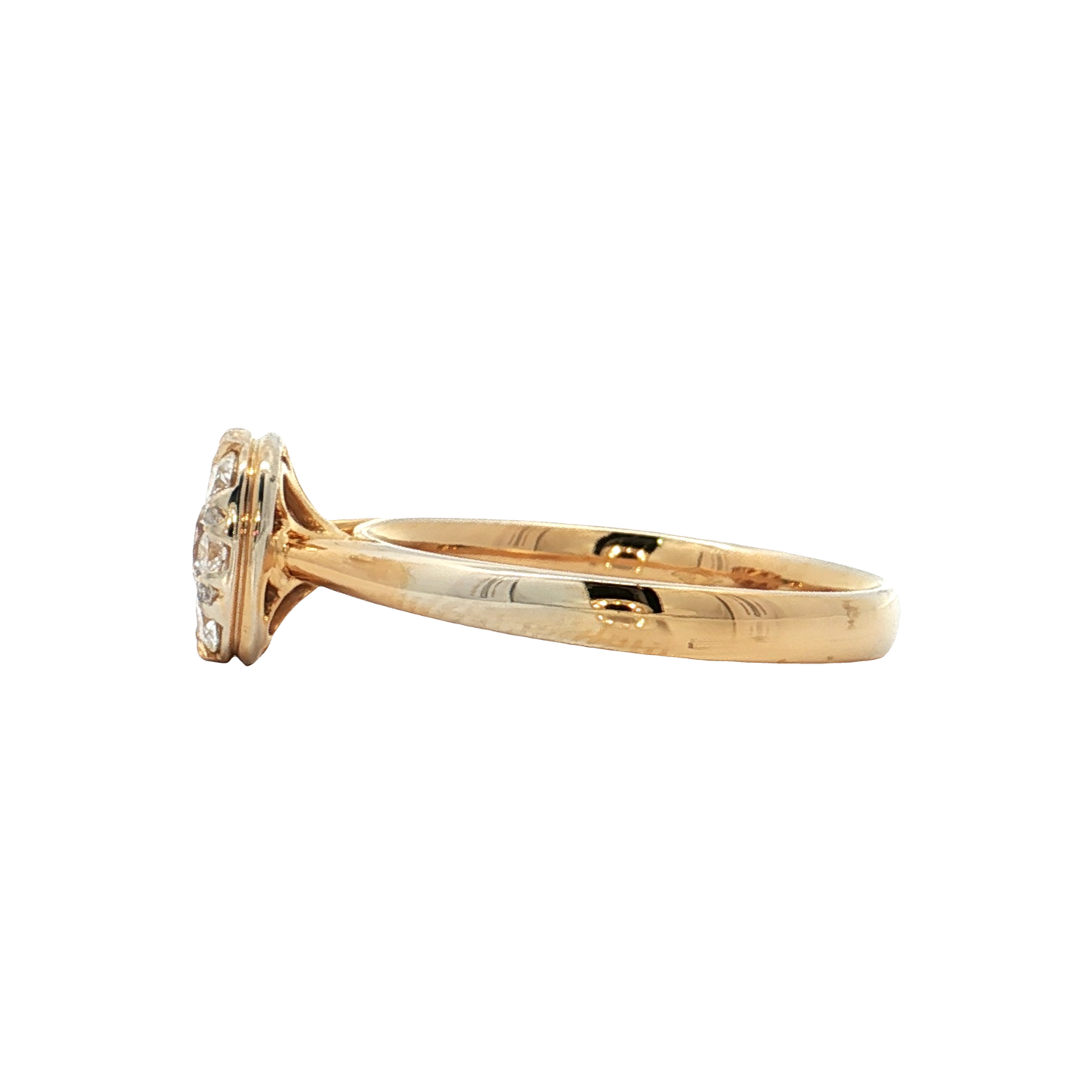 Yellow Gold Diamond Bridal Ring