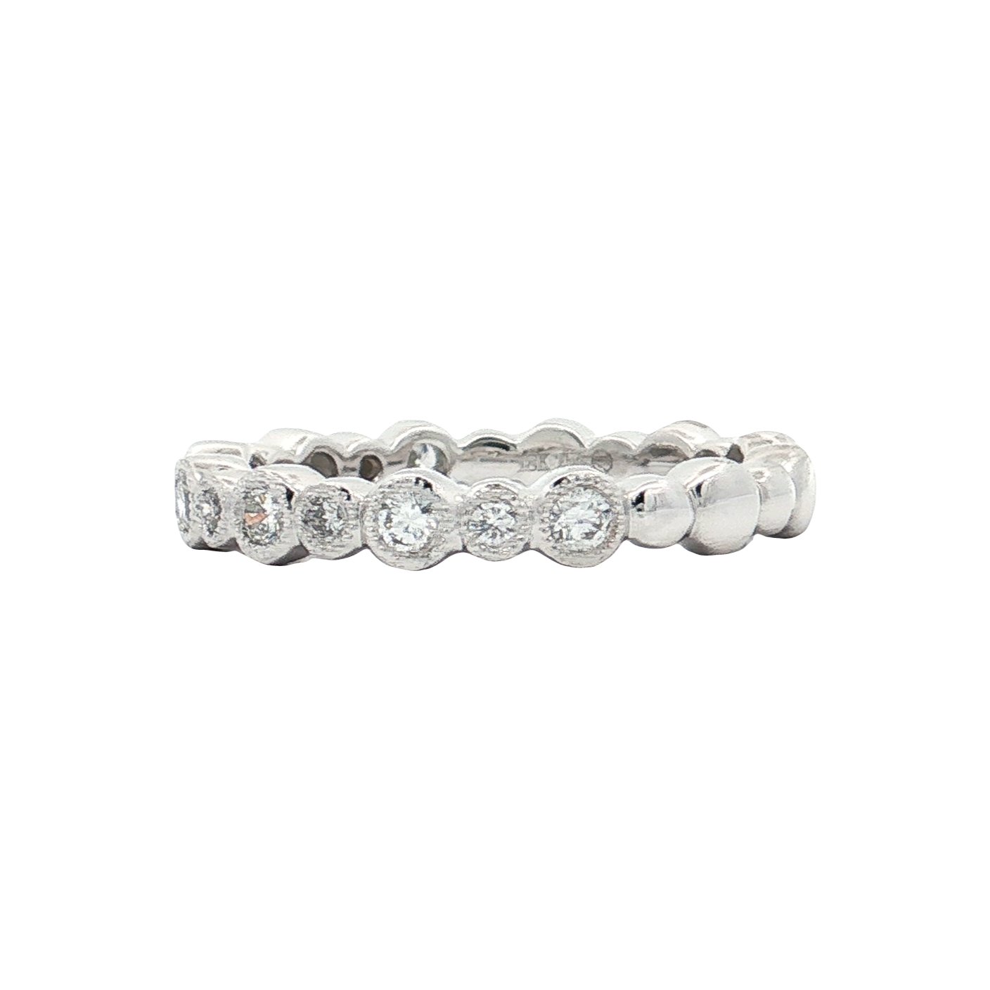 White Gold Diamond Wedding Band