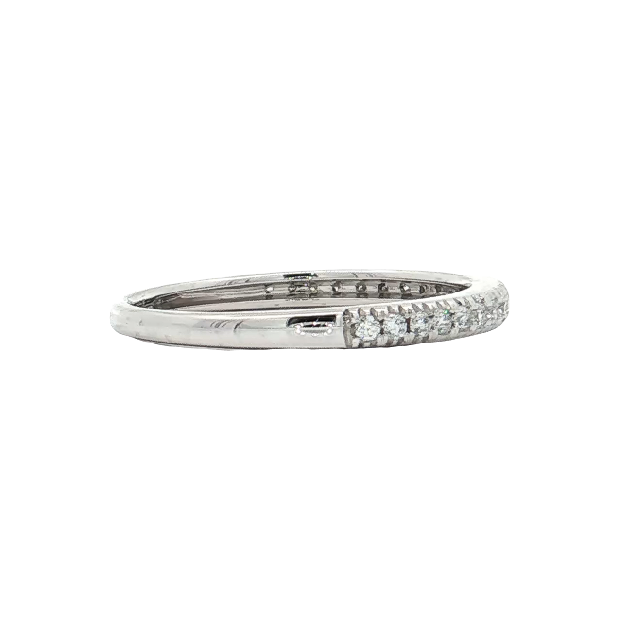White Gold Diamond Wedding Band