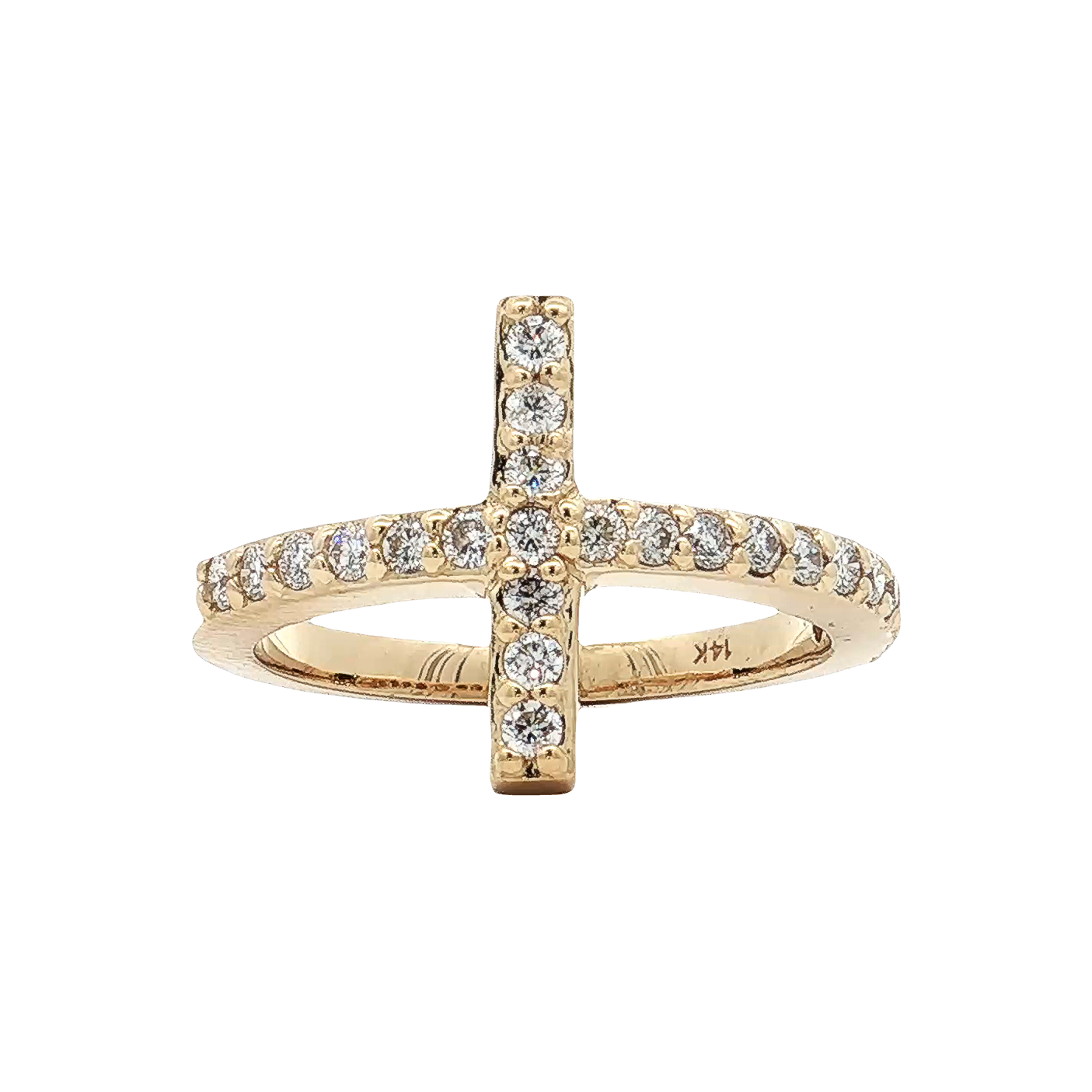 Yellow Gold Diamond Fashion Ring