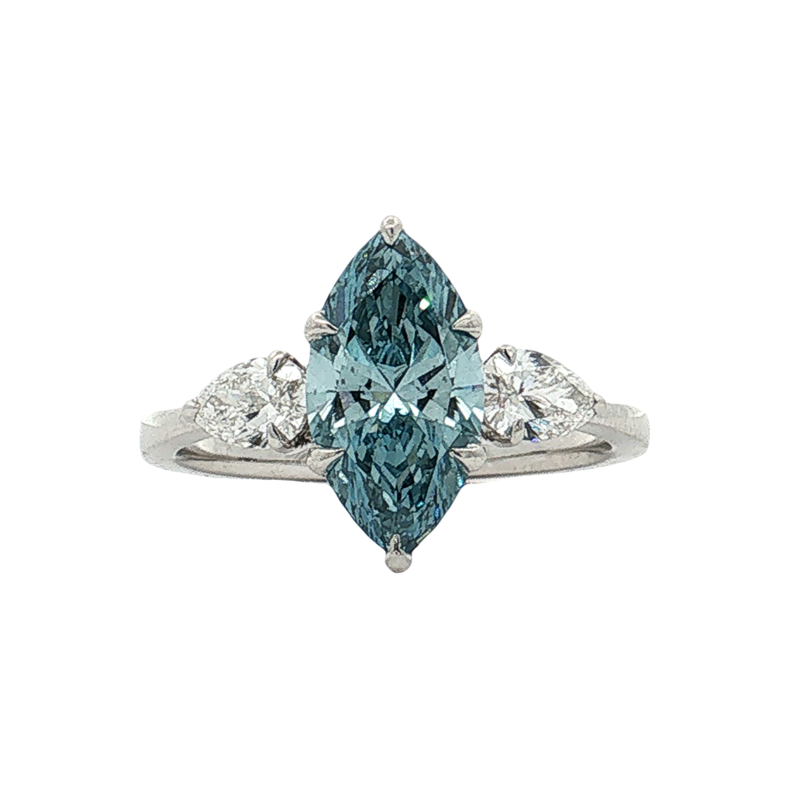 White Gold Lab-Diamond Ring