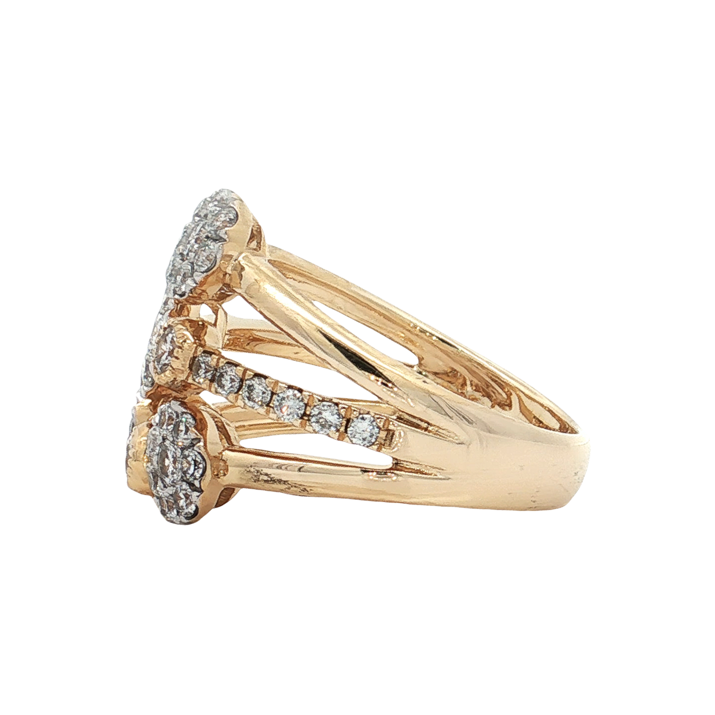 Yellow Gold Diamond Fashion Ring