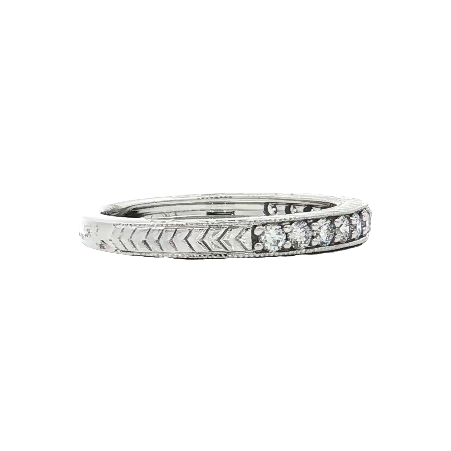 White Gold Diamond Wedding Band