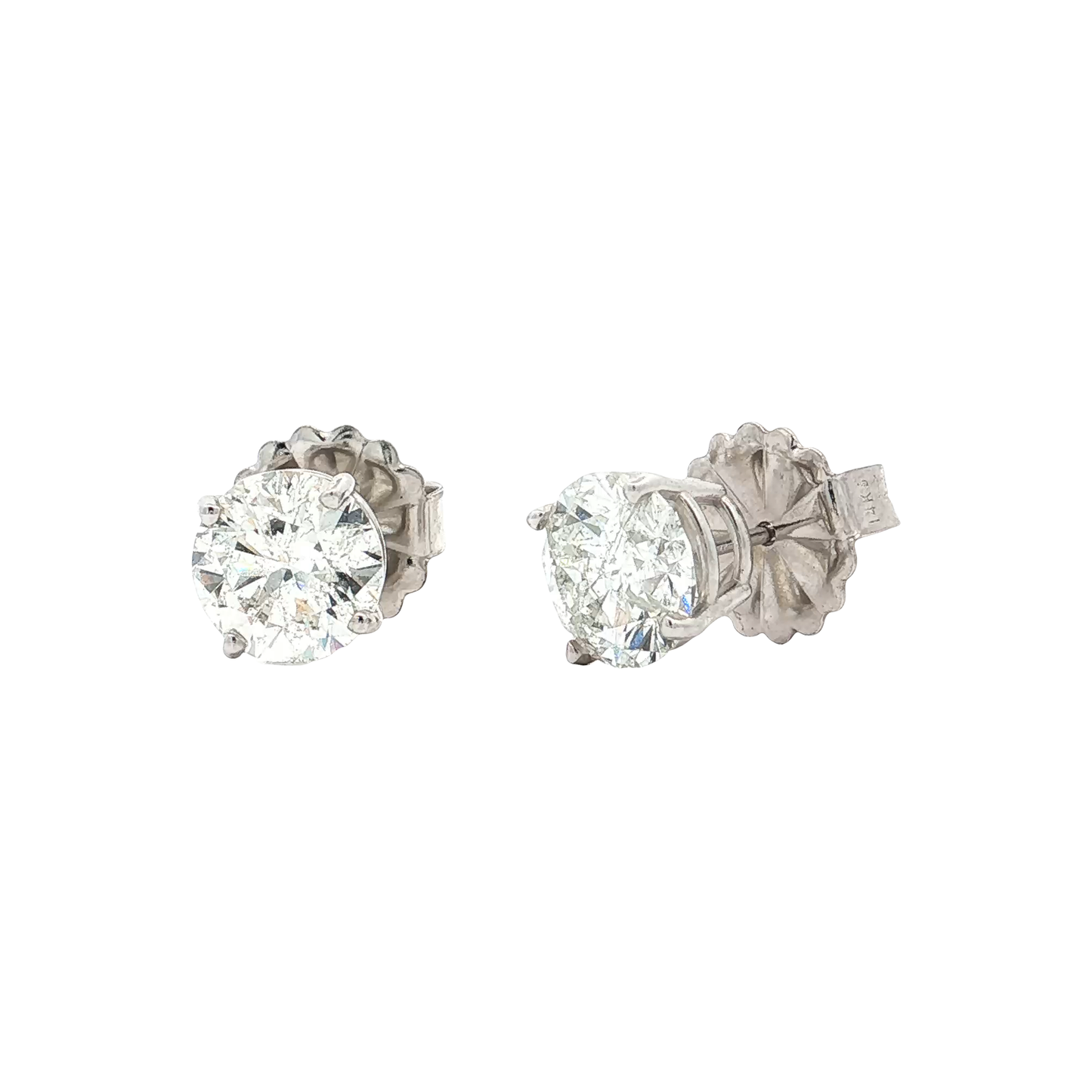White Gold Diamond Studs