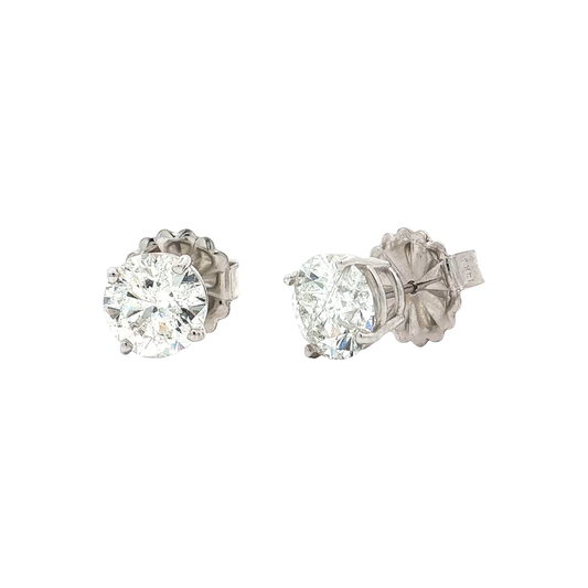White Gold Diamond Studs