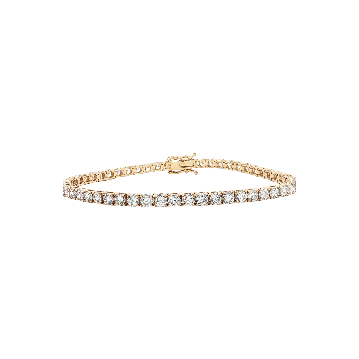 Lab-Grown Diamond Tennis Bracelet