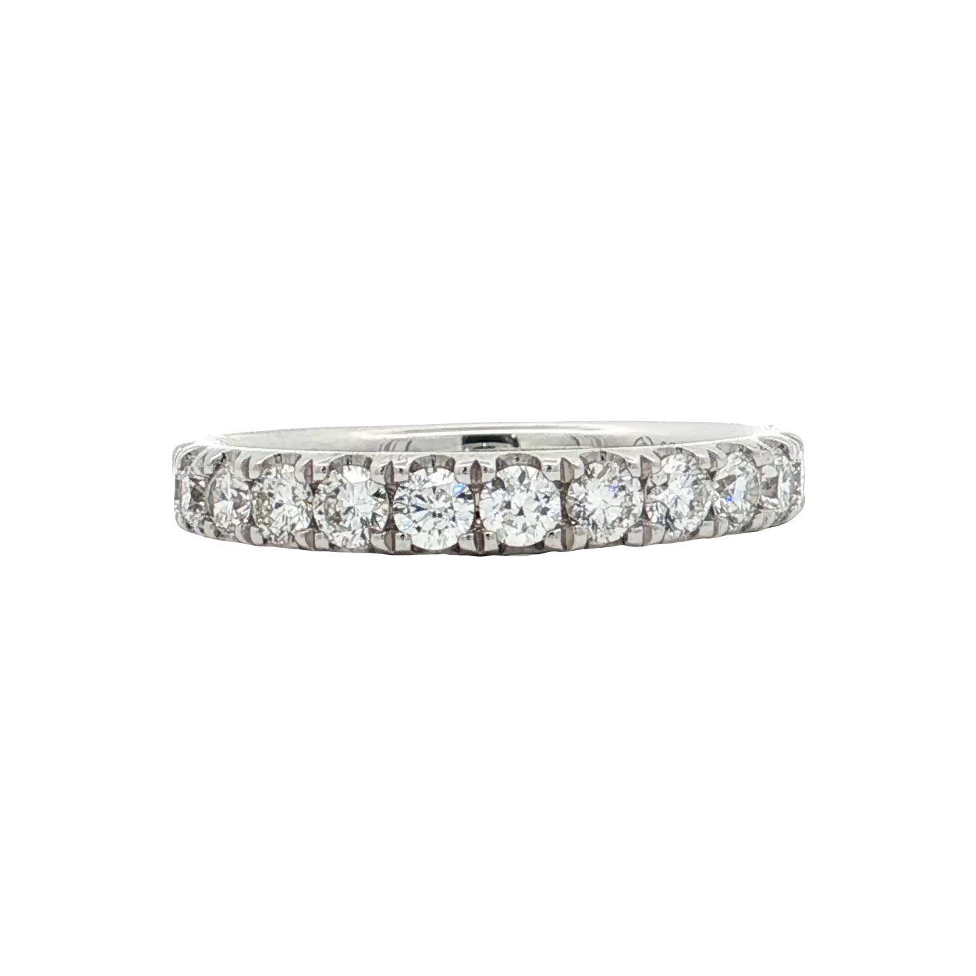 White Gold Diamond Wedding Band