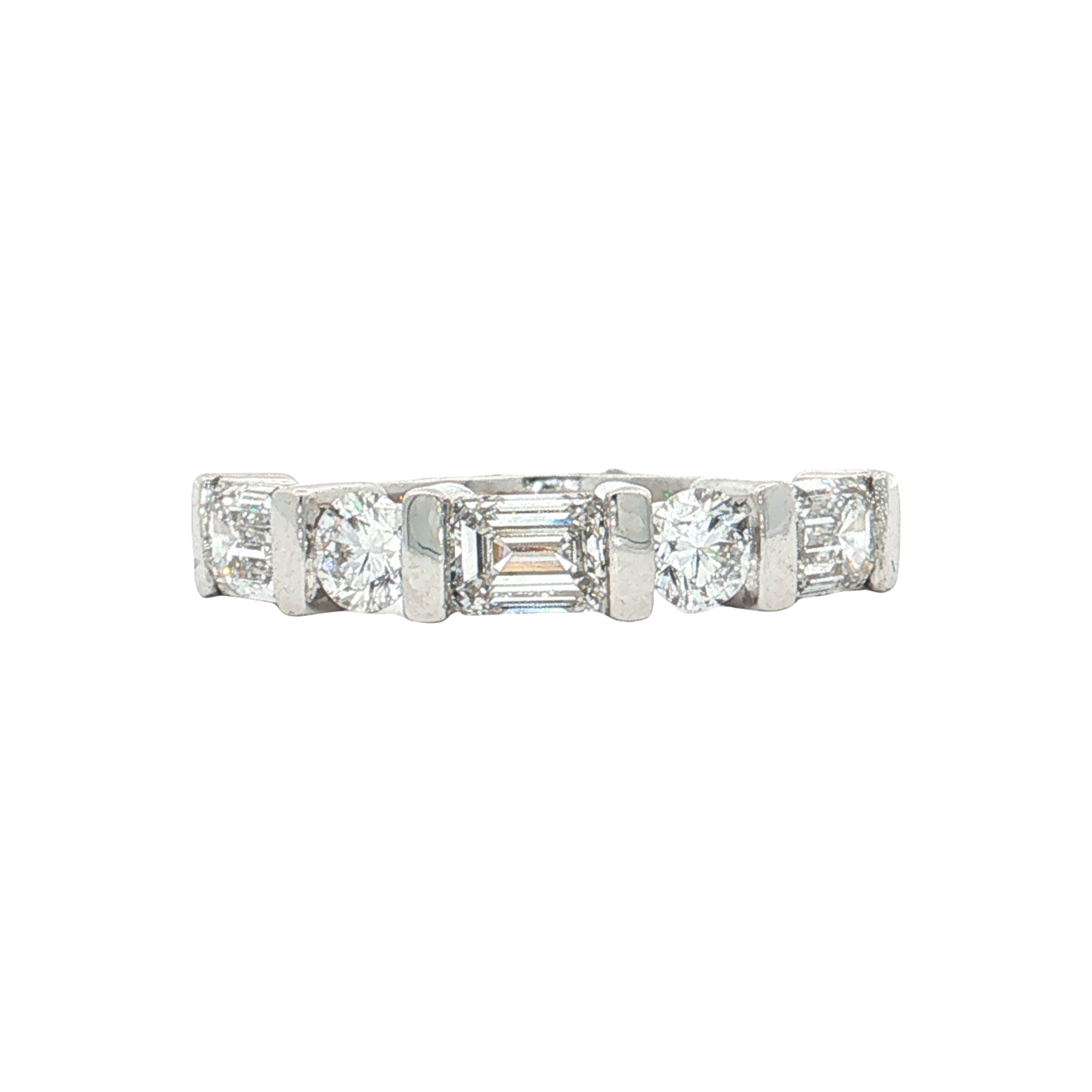 White Gold Lab-Diamond Band