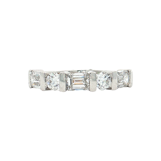 White Gold Lab-Diamond Band