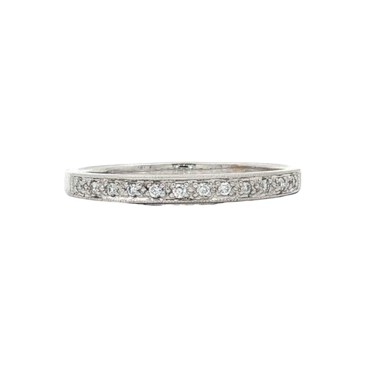 White Gold Diamond Wedding Band