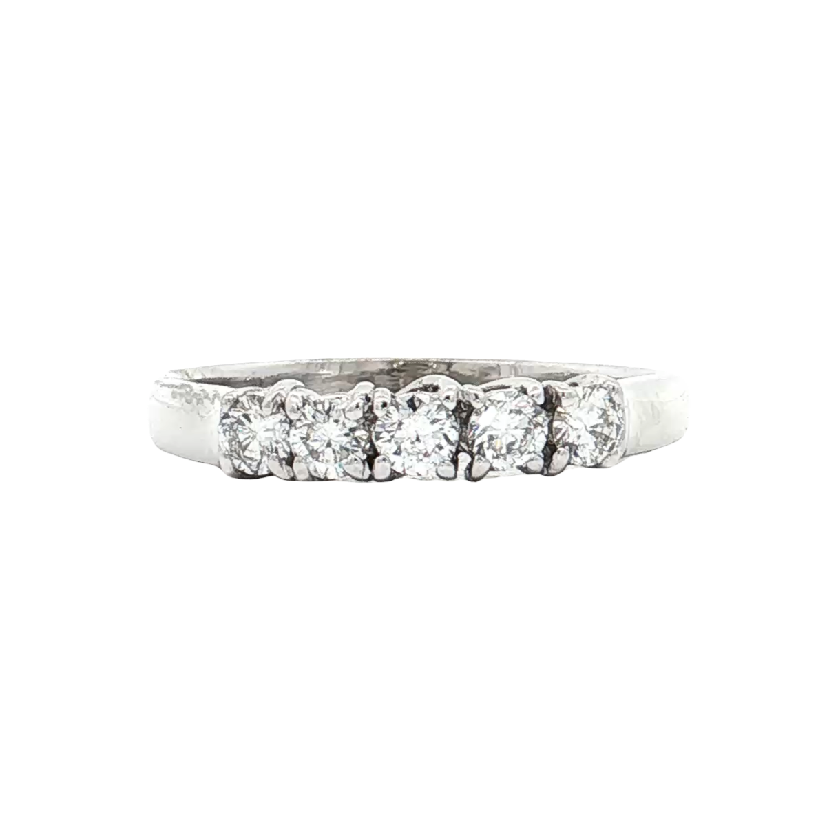 White Gold Diamond Wedding Band