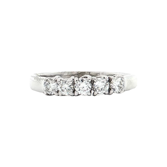White Gold Diamond Wedding Band