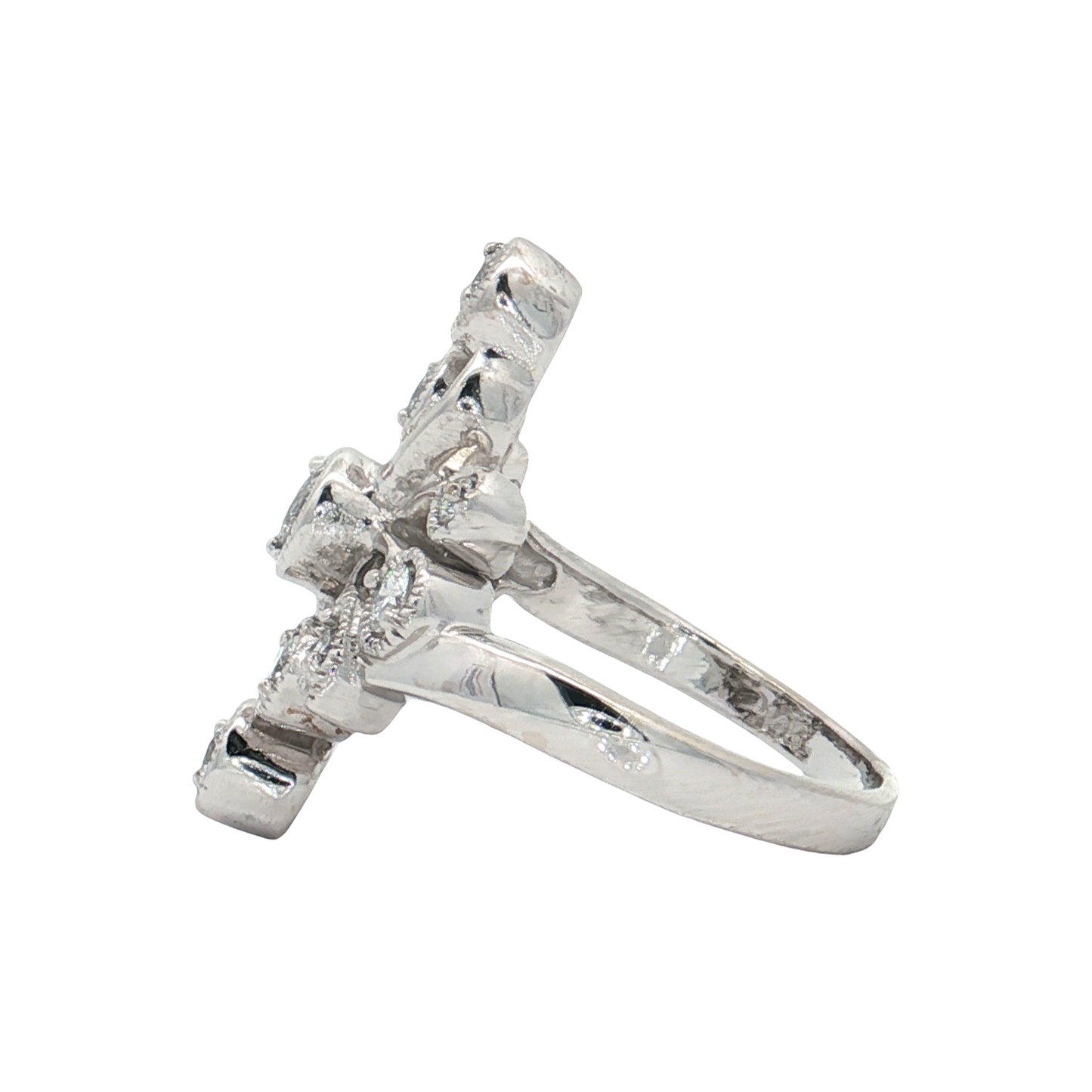 White Gold Diamond Fashion Ring
