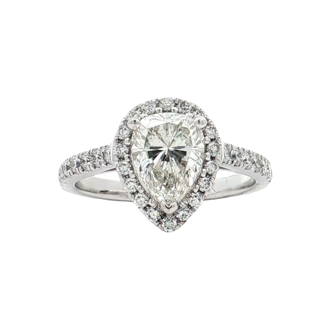 White Gold Diamond Bridal Ring
