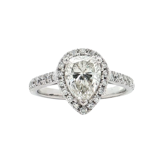 White Gold Diamond Bridal Ring