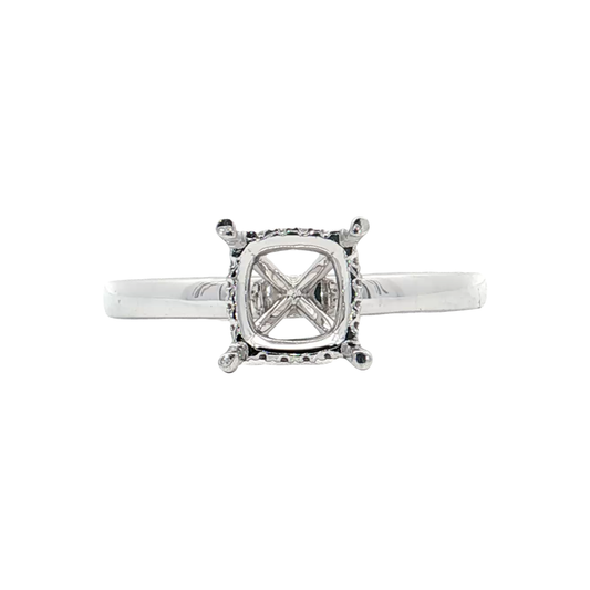 White Gold Diamond Bridal Setting
