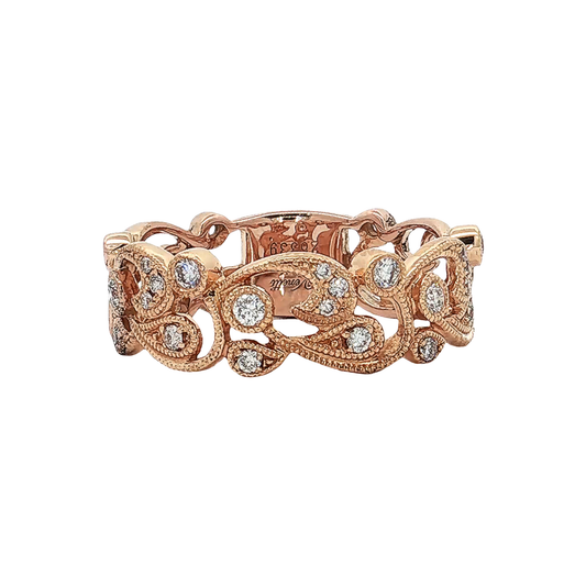 Rose Gold Diamond Fashion Ring