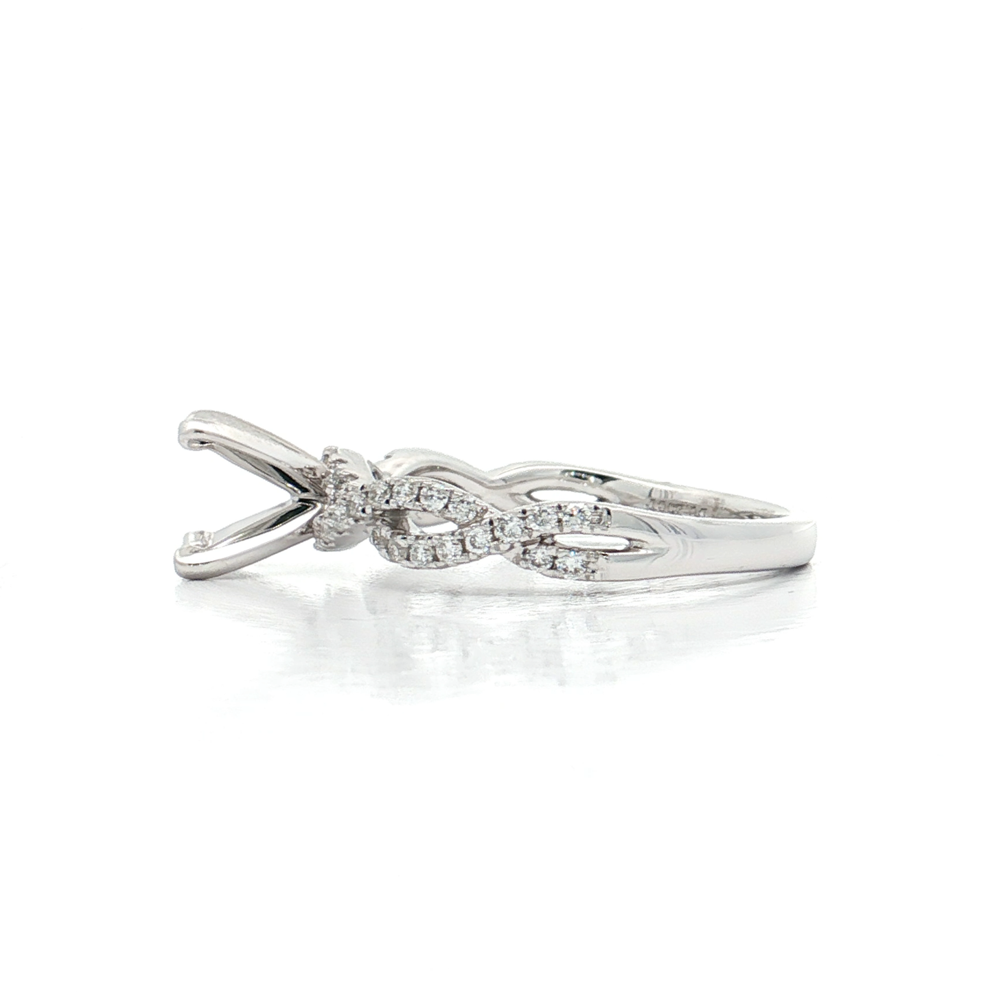 White Gold Diamond Bridal Setting