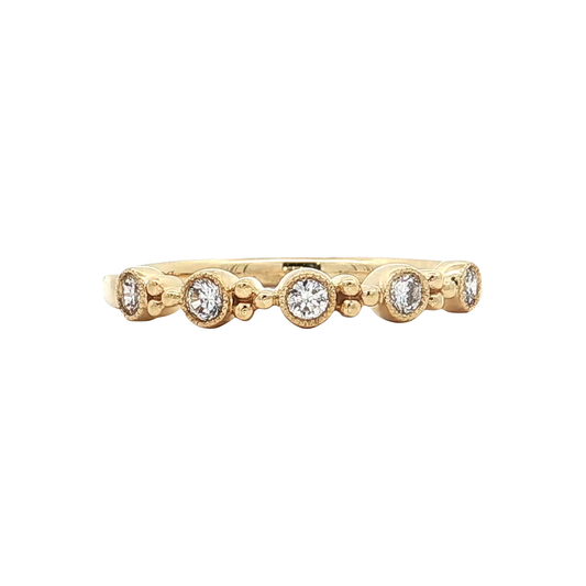 Yellow Gold Diamond Wedding Band
