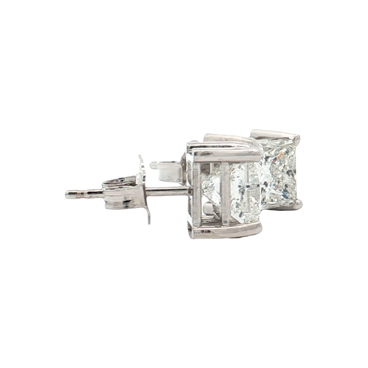 White Gold Diamond Studs