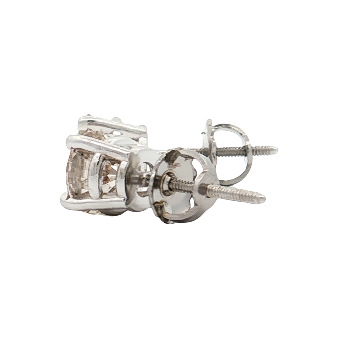 White Gold Diamond Studs