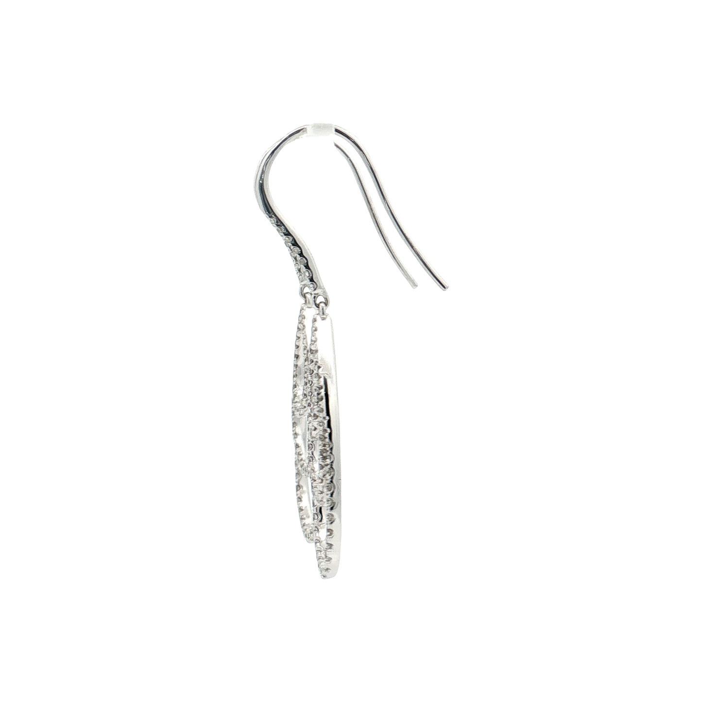 White Gold Diamond Earrings