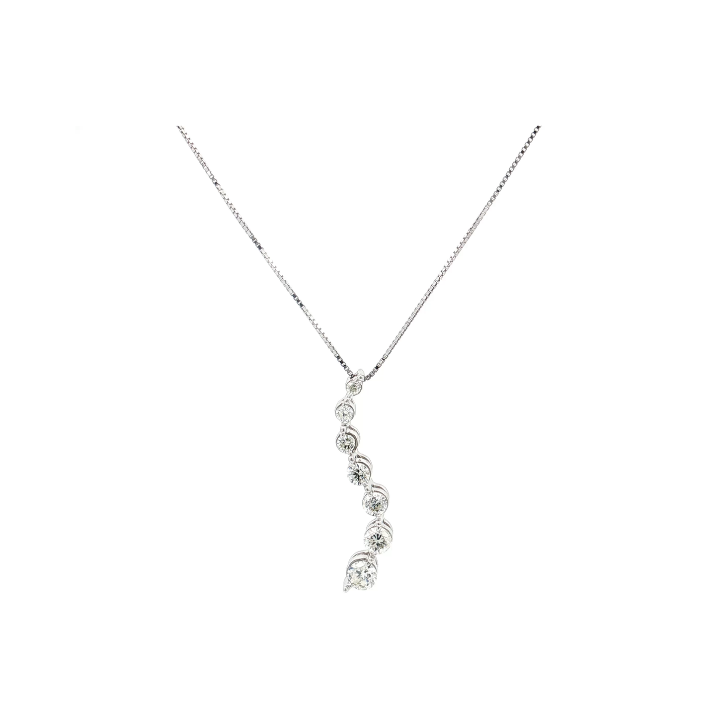 White Gold Diamond Pendant