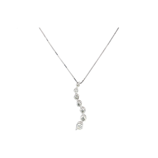 White Gold Diamond Pendant