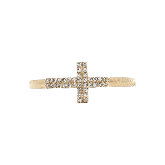 Yellow Gold Diamond Fashion Ring