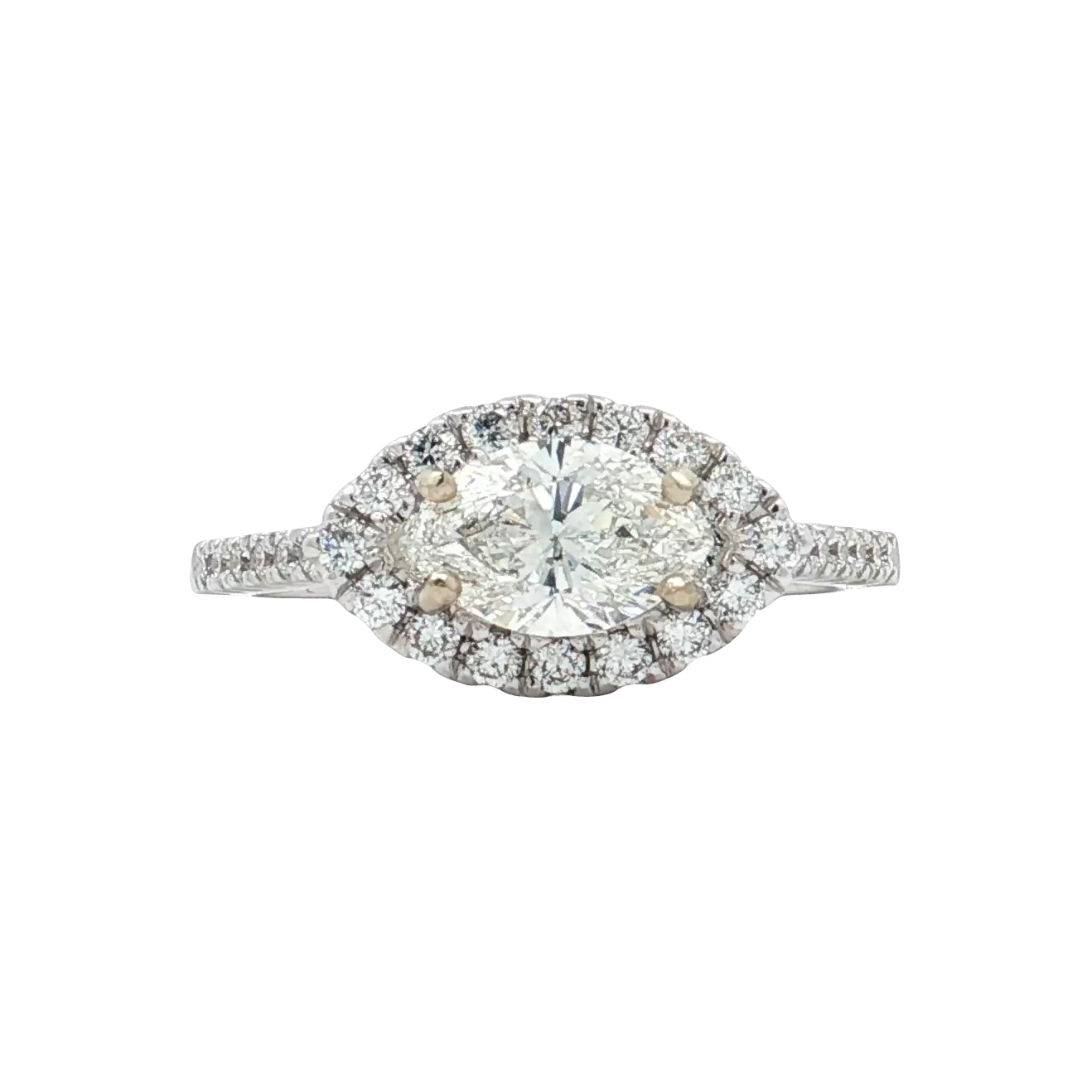 White Gold Diamond Bridal Ring