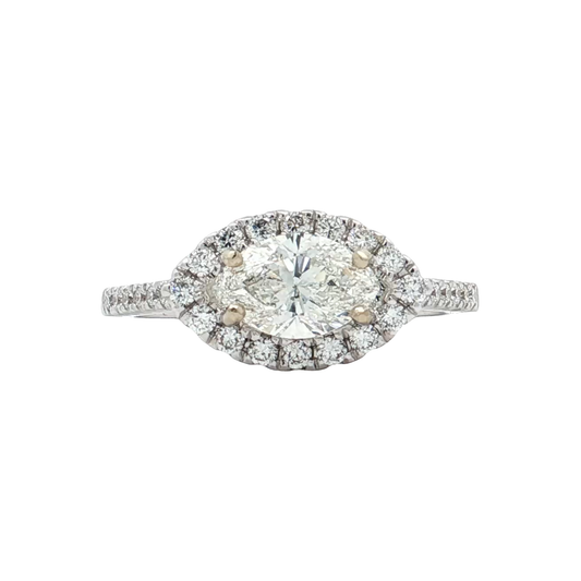 White Gold Diamond Bridal Ring