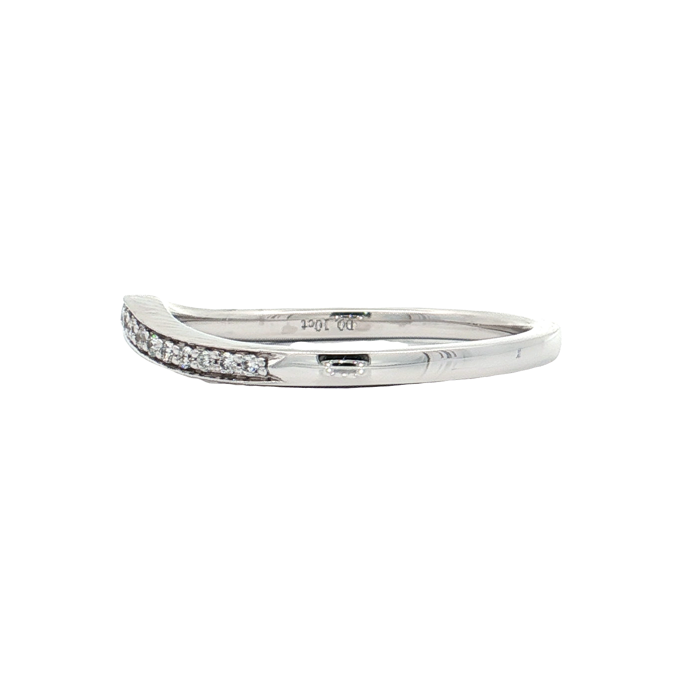 White Gold Diamond Wedding Band