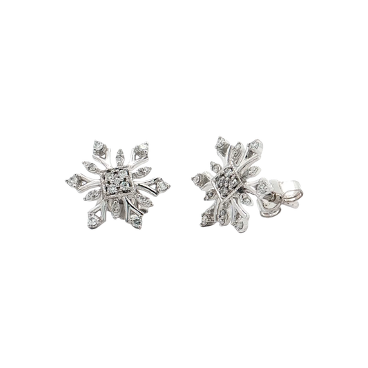 White Gold Diamond Studs