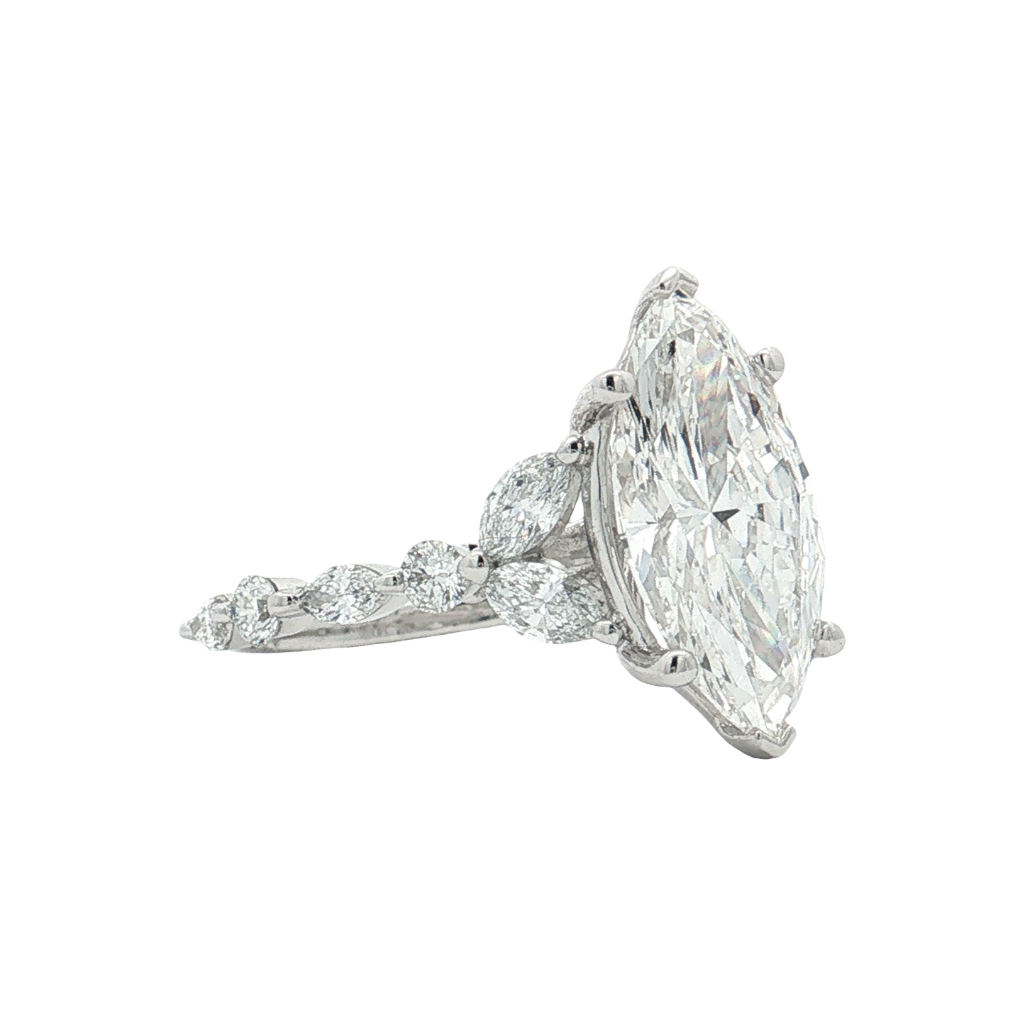 White Gold Lab-Diamond Ring