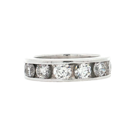 White Gold Diamond Wedding Band