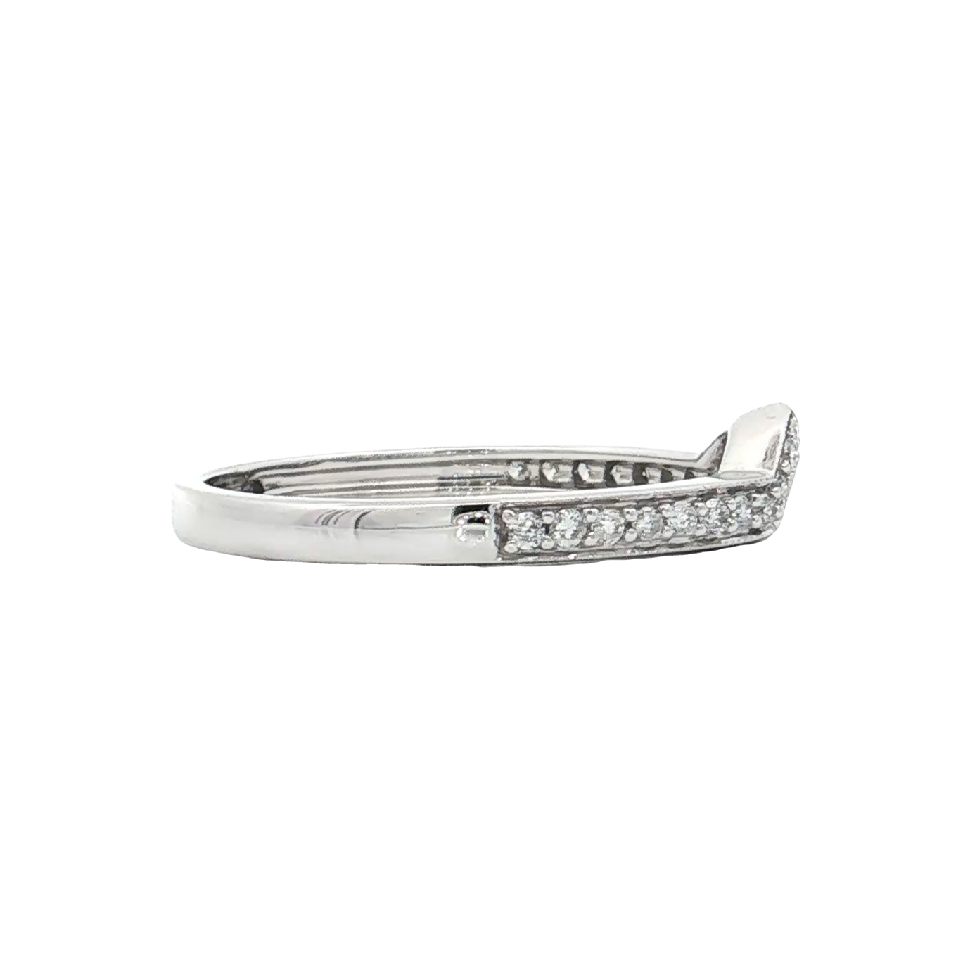 White Gold Diamond Wedding Band