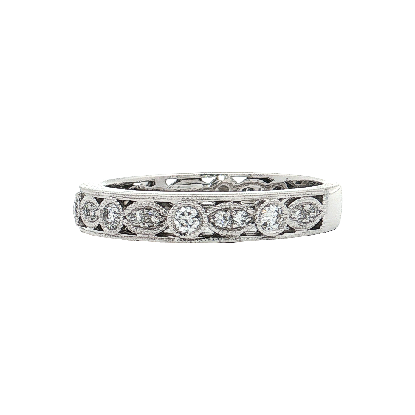 White Gold Diamond Wedding Band