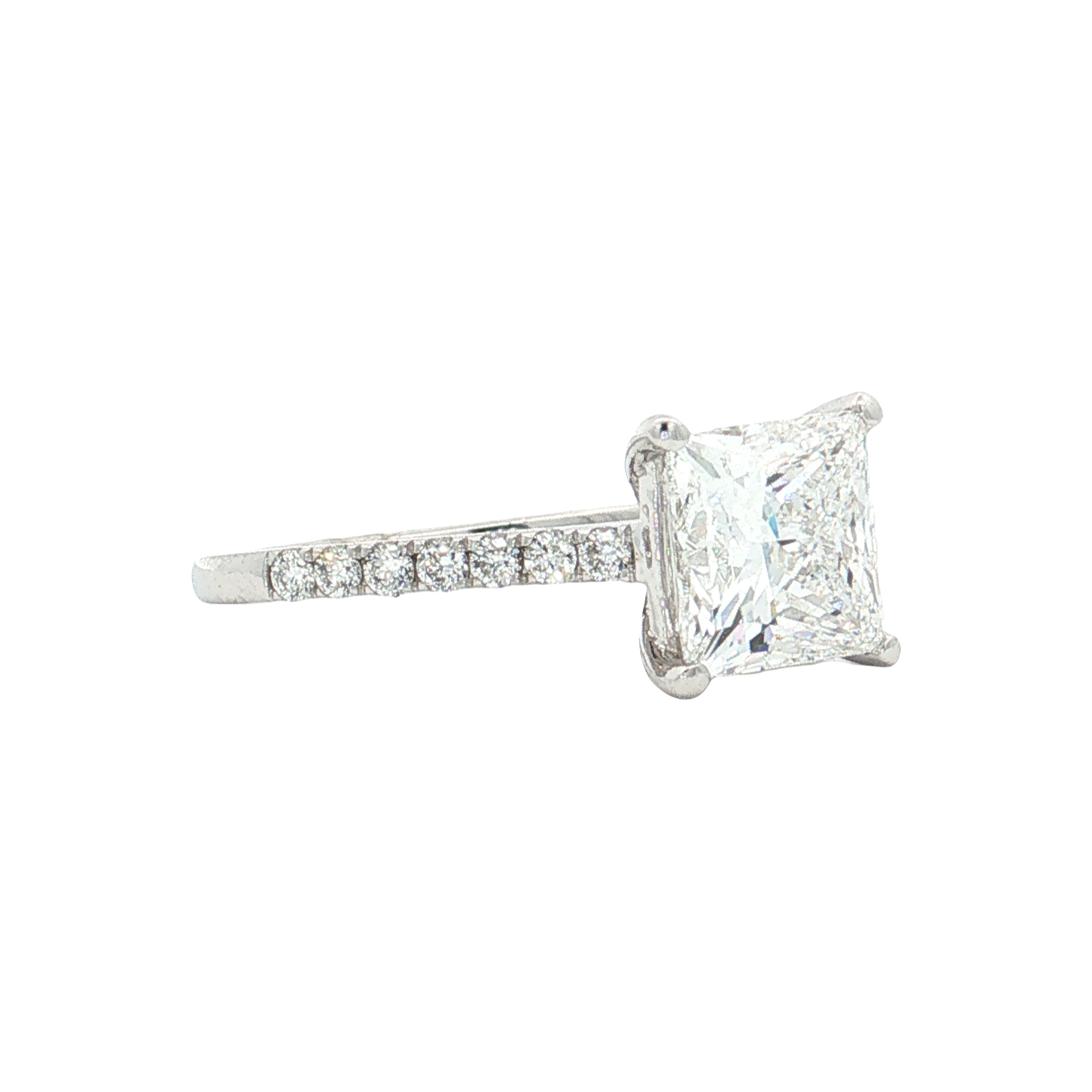 White Gold Lab-Diamond Ring