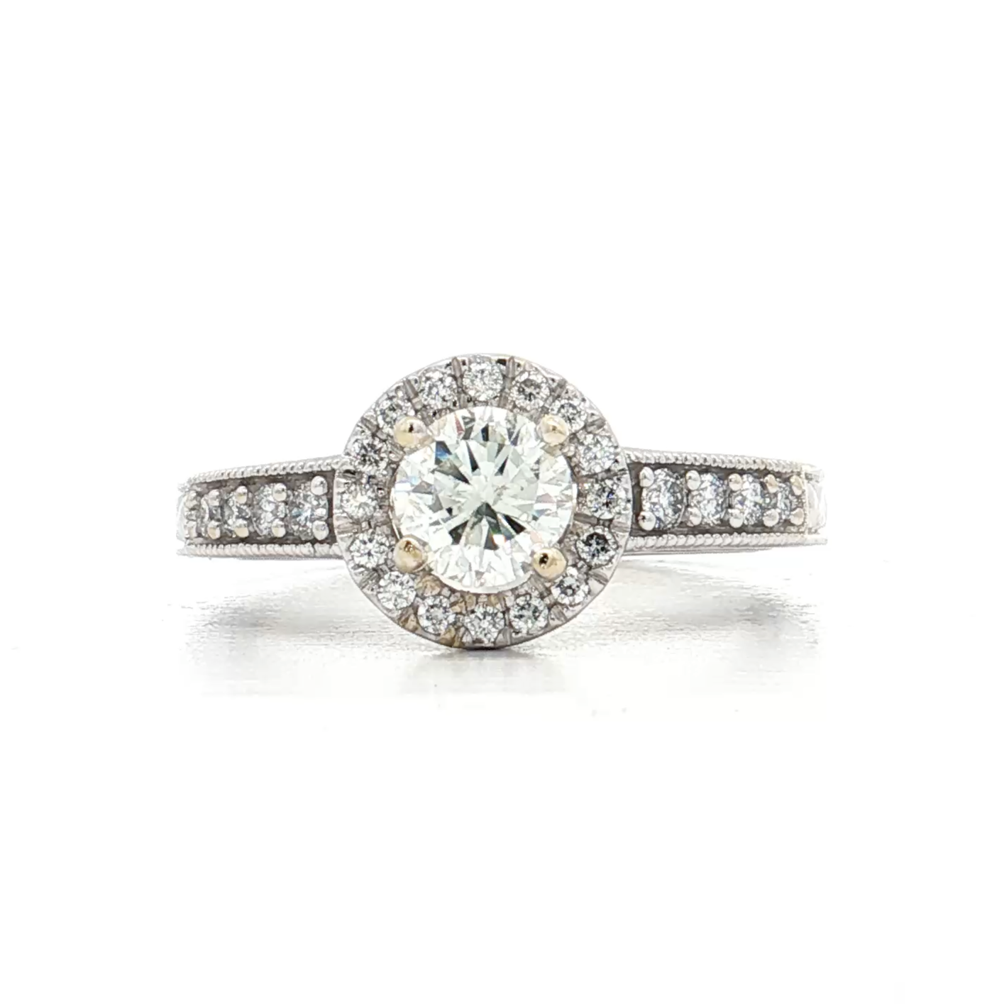 White Gold diamond Bridal Ring