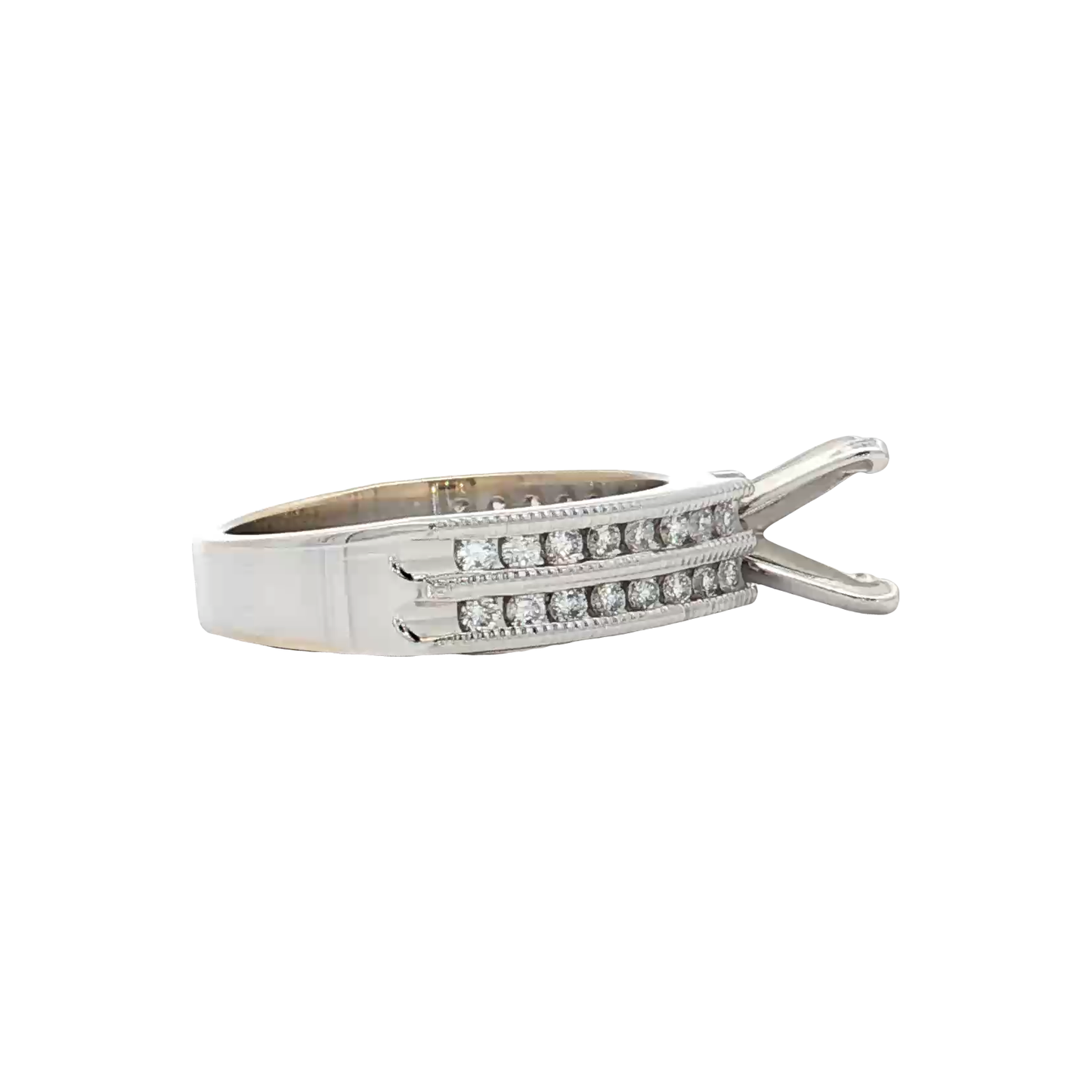 White Gold Diamond Bridal Setting