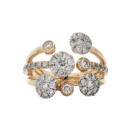 Yellow Gold Diamond Fashion Ring