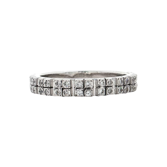 White Gold Diamond Eternity Band