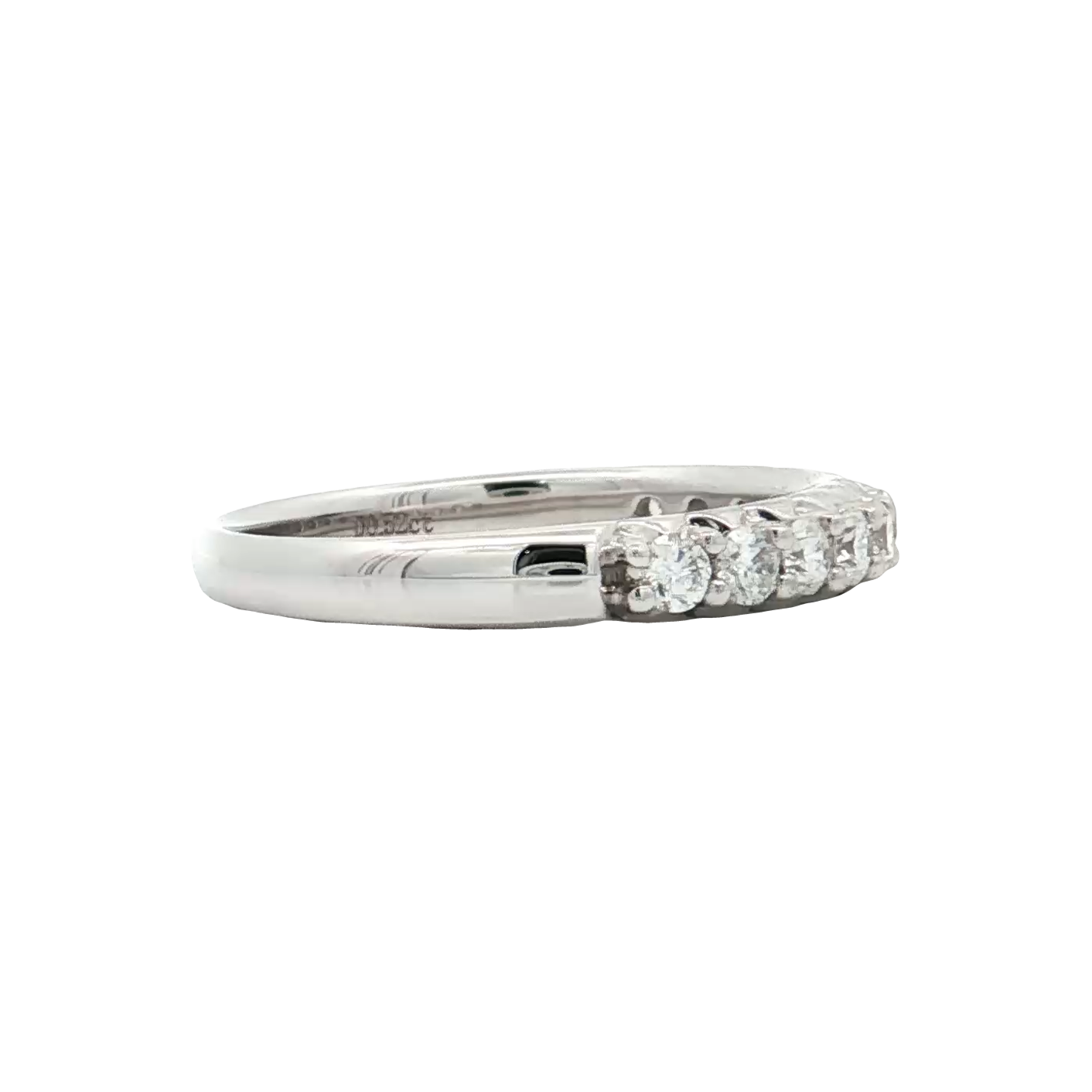 White Gold Diamond Wedding Band