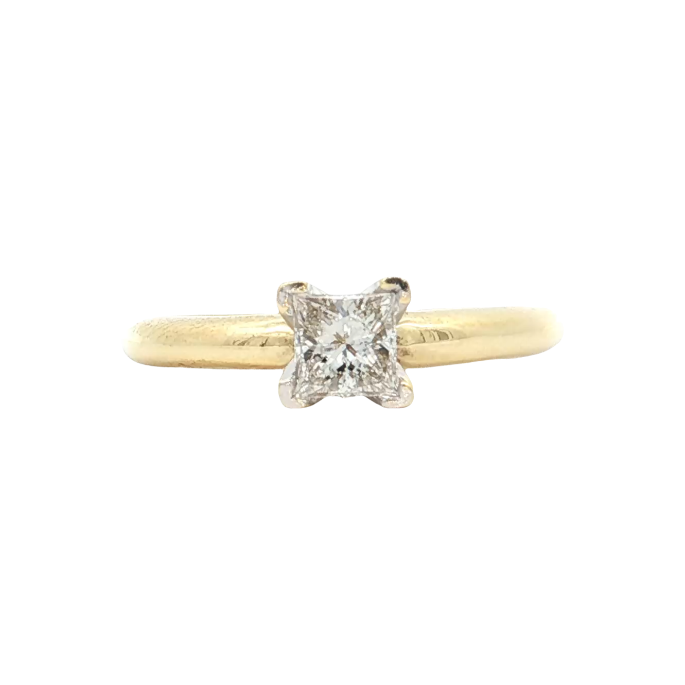 Yellow Gold Diamond Bridal Ring
