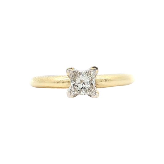 Yellow Gold Diamond Bridal Ring